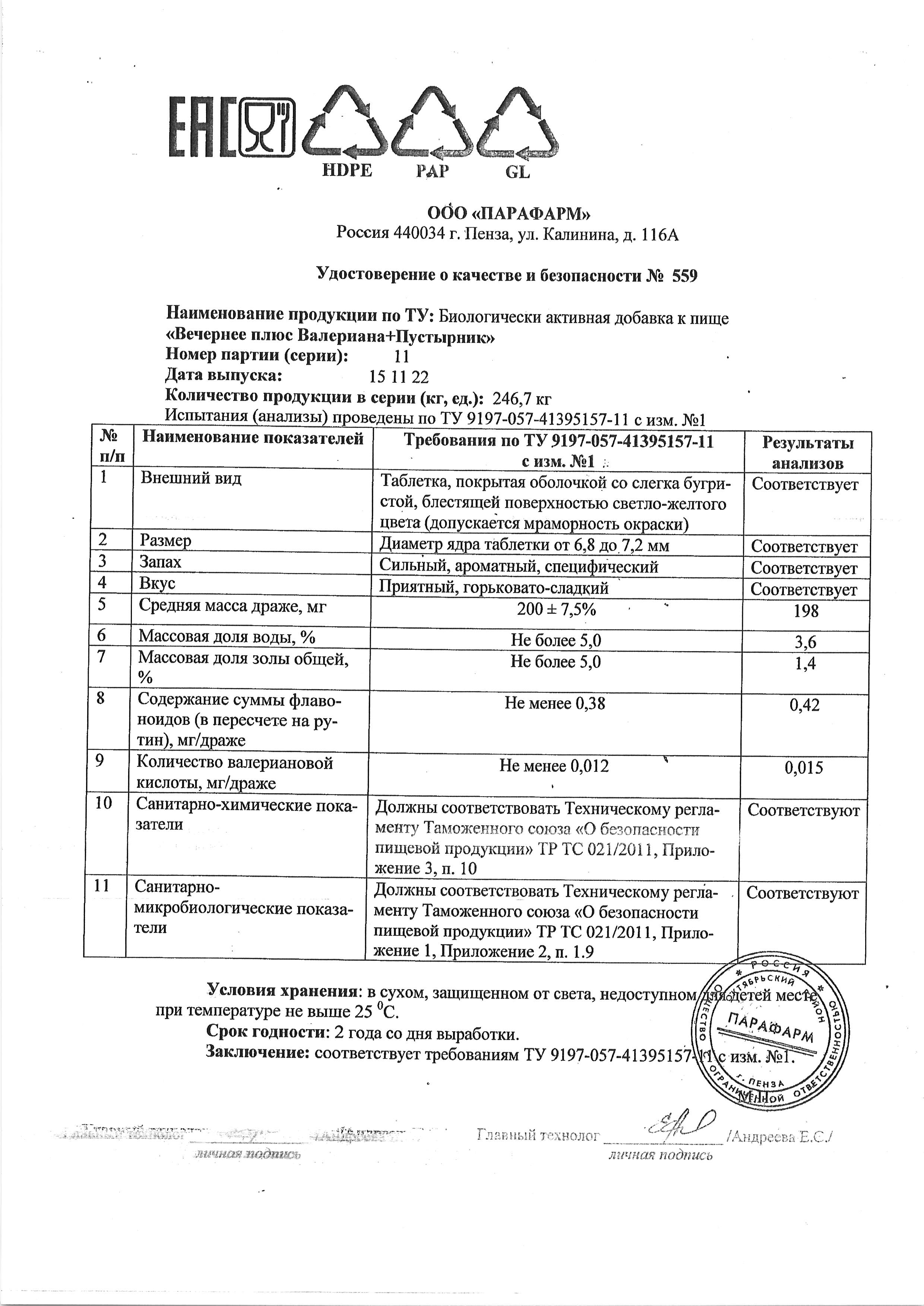 Паспорт №112022